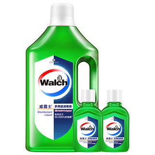 Walch 威露士 衣物家居多用途消毒液消毒水 柠檬1L+60mlx2