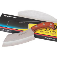 TONIFE途耐中式斩骨刀剁骨刀专业厨师刀菜刀彩木柄一体龙骨