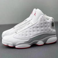 耐克(NIKE)耐克Air Jordan 13 AJ13 白黄 复古篮球鞋男子414571-167 414571-160 银白 44