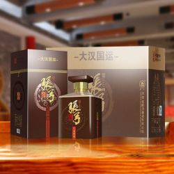 zhanggong 张弓 大汉国运3 46度500ml*6 整箱浓香纯粮婚宴白酒名酒