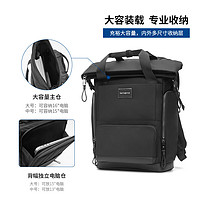 新秀丽（Samsonite）双肩包TM7商务背包旅行电脑包15.6男 黑色TM7