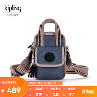 kipling 凯普林 男女款2023秋冬新款轻便小巧出街小包斜挎包手机包|DALYA 梭织佩里蓝拼接