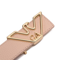 阿玛尼 EMPORIO ARMANI（ARMANI）女士不可裁剪腰带2.8cm Y3I048 YGF8A 80053 裸色鹰标 85
