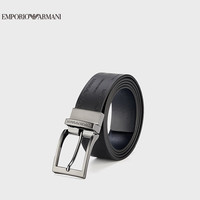 阿玛尼EMPORIO ARMANI皮带23早秋EA男士徽标双面用针扣腰带礼盒