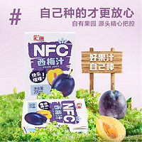 汇源 果汁NFC西梅汁纯果汁无添加200ml*12盒装饮料