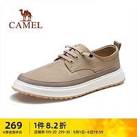 CAMEL 骆驼 男鞋2023夏季新款透气防滑跑步运动鞋商务男士防水休闲布鞋
