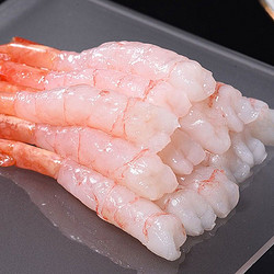 崇鲜 冷冻北极甜虾刺身 去头壳 30尾 盒装 海鲜冰虾去壳尾碟装刺身甜虾