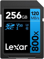 Lexar 雷克沙 高性能 800 x 256GB SDXC UHS-I 存储卡