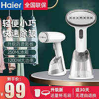 Haier 海尔 手持挂烫机便捷式家用蒸汽电熨斗烫衣服小型迷你型熨烫机