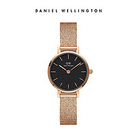 黑卡会员：Daniel Wellington DW小圆表手表女 24mm玫瑰金女表石英表