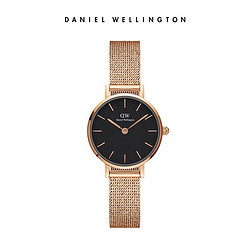 Daniel Wellington 丹尼尔惠灵顿 DW小圆表手表女 24mm玫瑰金女表石英表