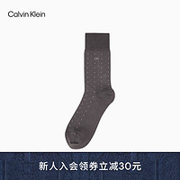 Calvin Klein Jeans23早秋男士雨滴状提花正装绅士商务休闲袜LS000333 023-炭灰色 OS