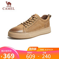 CAMEL 骆驼 男士休闲潮流复古低帮滑板鞋 G13A046018 卡其 38