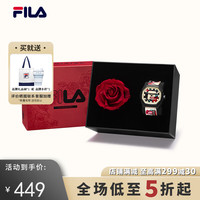斐乐（FILA）限定款手表女送女生送女友永生花情侣复古老爹表 FLM38-6105-034