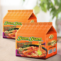 yumyum 养养 牌（YUMYUM)泰式冬荫功酸辣虾味浓汤面350g（5包装）*2件