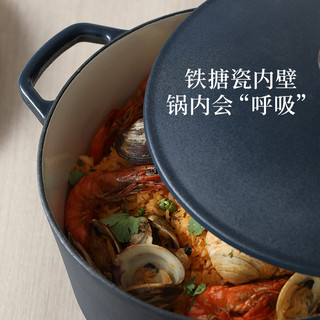 CaROTE 卡罗特 珐琅锅铸铁锅家用搪瓷炖锅砂锅汤锅焖烧锅不粘锅电磁炉煮锅