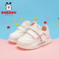 BoBDoG 巴布豆 童鞋女宝宝春秋款软底防滑一岁婴儿鞋子男学步鞋