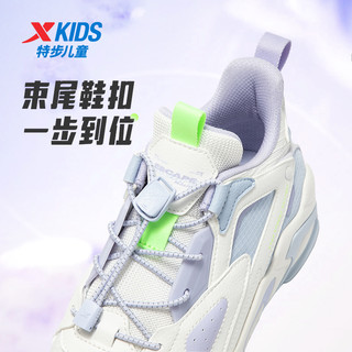 XTEP 特步 童鞋儿童女童小白鞋春秋滑板鞋童鞋运动鞋