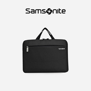 新秀丽（Samsonite）手提斜跨电脑包商务公文包通用14/15.6可定制 1175 商务黑 13.3/14/14.2寸可用