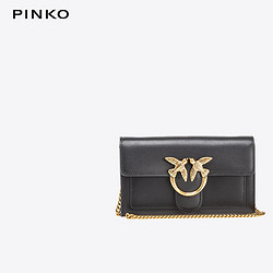 PINKO 品高 23年秋冬MINI牛皮信封链条燕子包 （黑白两色可选）