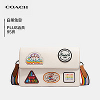 蔻驰（COACH）男士/女士同款中号Turner贴花图案单肩斜挎包CJ515QBCAH