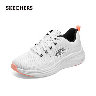 斯凯奇（Skechers）小白鞋女鞋厚底减震网布轻便透气休闲运动鞋子150024 自然色/NAT 36