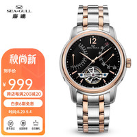 海鷗表(SEA-GULL)海鸥手表商务休闲简约百搭飞轮传奇多功能自动机械男表 217.425