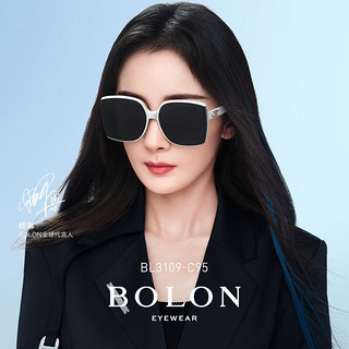 暴龙（BOLON）眼镜杨幂同款2023偏光墨镜太阳镜女大框墨镜BL3109 BL3109C10(灰色全色片)