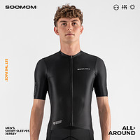 SOOMOM | ALL-AROUND 男士公路车骑行短袖 太空黑