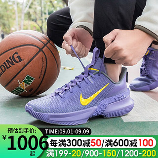 NIKE 耐克 Ambassador 13 男子篮球鞋 CQ9329-500 紫/金 41