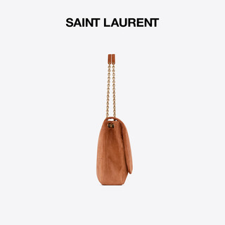 SAINT LAURENT 圣罗兰 女士单肩包 7424311U8P72102 棕焦糖色 大号