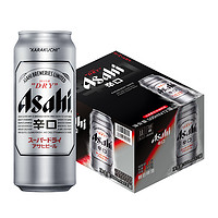 88VIP：Asahi 朝日啤酒 超爽 辛口啤酒 500ml*12罐 整箱装