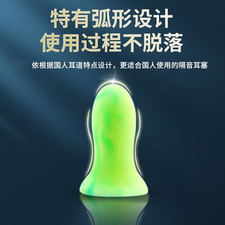 加加林 JAJALIN隔音耳塞睡眠超强防噪音降噪睡觉打呼噜飞机旅行男女士学生通用专业款 舒适降噪4枚(独立装盒)
