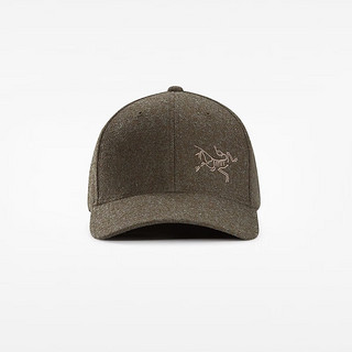 始祖鸟（ARC’TERYX）WOOL BALL CAP 男女士同款帽子 透气舒适羊毛棒球帽 鸭舌帽 幽雾绿Dark Forage Heather L-XL