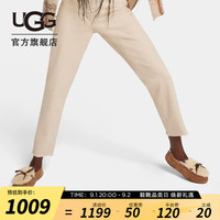 UGG 2023秋季女士舒适便鞋时尚蝴蝶结平底休闲豆豆鞋乐福鞋1138310 CHE | 栗色 36
