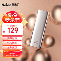 Netac 朗科 128GB Type-c USB3.1 移动固态硬盘（PSSD）Z Slim