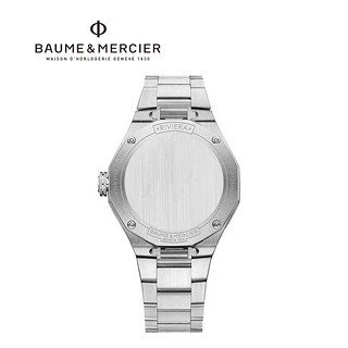 名士（Baume & Mercier）瑞士表利维拉系列石英机芯钢带时尚休闲男表M0A10683