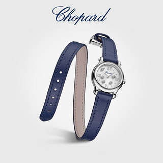 Chopard 萧邦 石英表HappySport瑞士手表女25mm表盘双表带腕表 快乐钻石精钢腕表