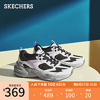 斯凯奇（Skechers）D'LITES系列时尚绑带运动鞋117365 黑色/多彩色/BKMT 38