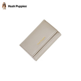 暇步士（Hush Puppies）钥匙包零钱包卡包包女包小钱包照片包包女包 灰杏色