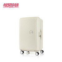 美旅 箱包拉杆箱男女行李箱大容量超轻万向轮27英寸Trunk密码箱子AO8奶白色
