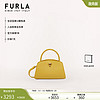 FURLA 芙拉 GENESI迷你便携牛皮女士通勤手提托特包 黑色