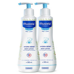 Mustela 妙思乐 宝宝身体乳润肤乳 300ml*2