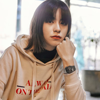 西铁城（CITIZEN）日本星河战舰ANA-DIGITEMP复古石英小金块男女手表 JG2103-72X