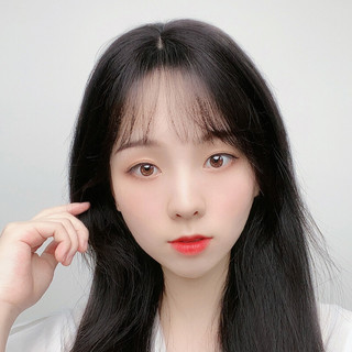 佰丝堂假发女发片长发补发块头顶遮白发轻薄隐形无痕增发量直发全真发25厘米（自然黑）（05*08空气刘海）