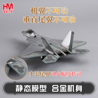 HobbyMaster  镜面F22美国空军第422测试中队战斗机飞机模型摆件