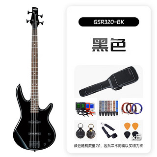 IBANEZ日本品牌依班娜电贝司IBANEZ电贝司GSR320低音BASS电贝斯 GSR320-BK  黑色