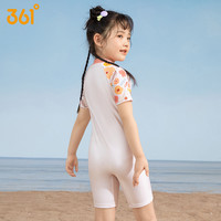 361° 361泳衣女款儿童泳衣女孩连体中大童宝宝2023专业速干游泳衣女童
