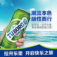 TUBORG 乐堡 500ml*2罐听装拉格小麦啤酒尝鲜装