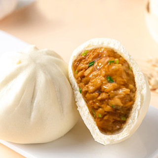 BAIXIANG 白象 鲜肉包子800g 10个装 早餐包子馒头半成品 生鲜速冻面点 速食食品